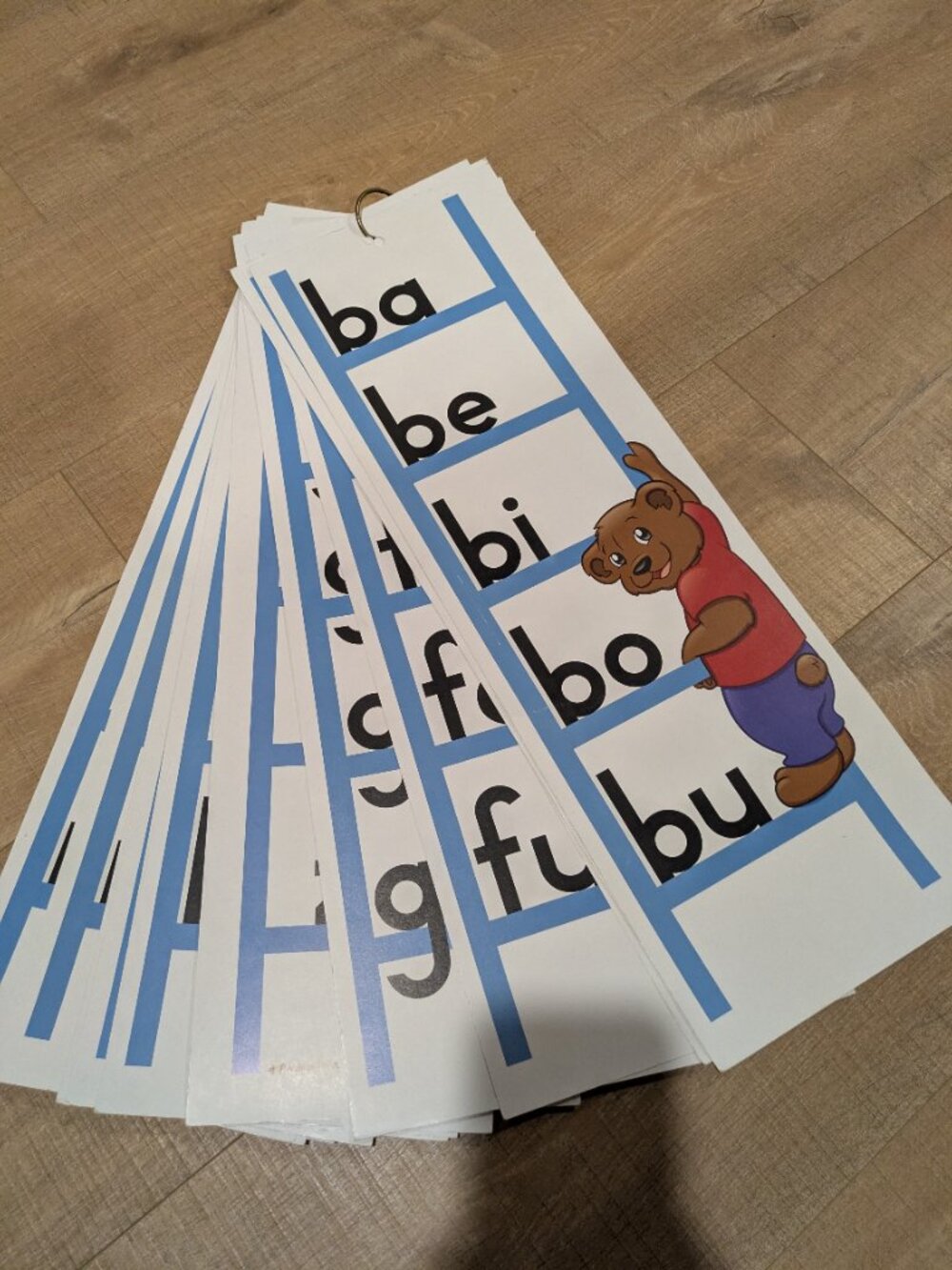 Abeka Large Blend Ladder Posters for Kindergarten K4-K5
